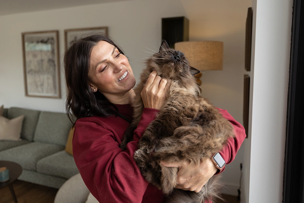 Professional website design for Highland Pet Crematorium by MacKenzie Business Solutions, featuring owner Lisa Lugton Oliver in a warm, compassionate setting.